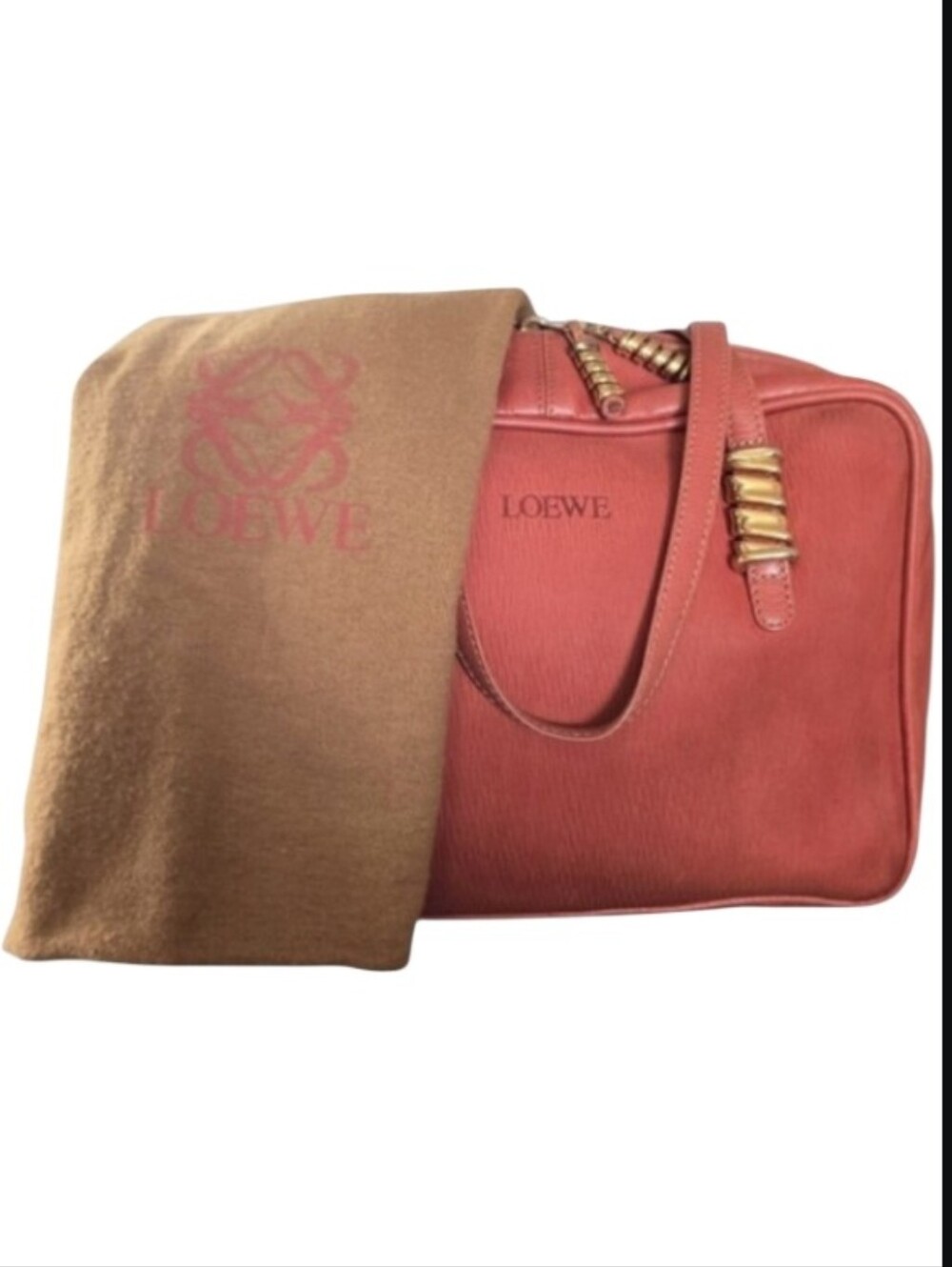 Loewe Vintage Velazquez Twist Shoulder Bag In EUC w/ COA & Loewe Dustbag